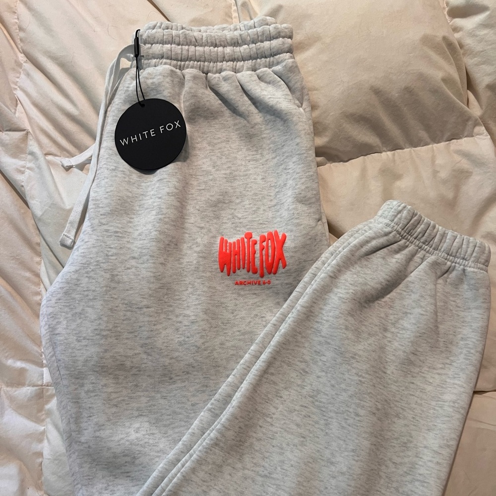 White Fox Sweatpants